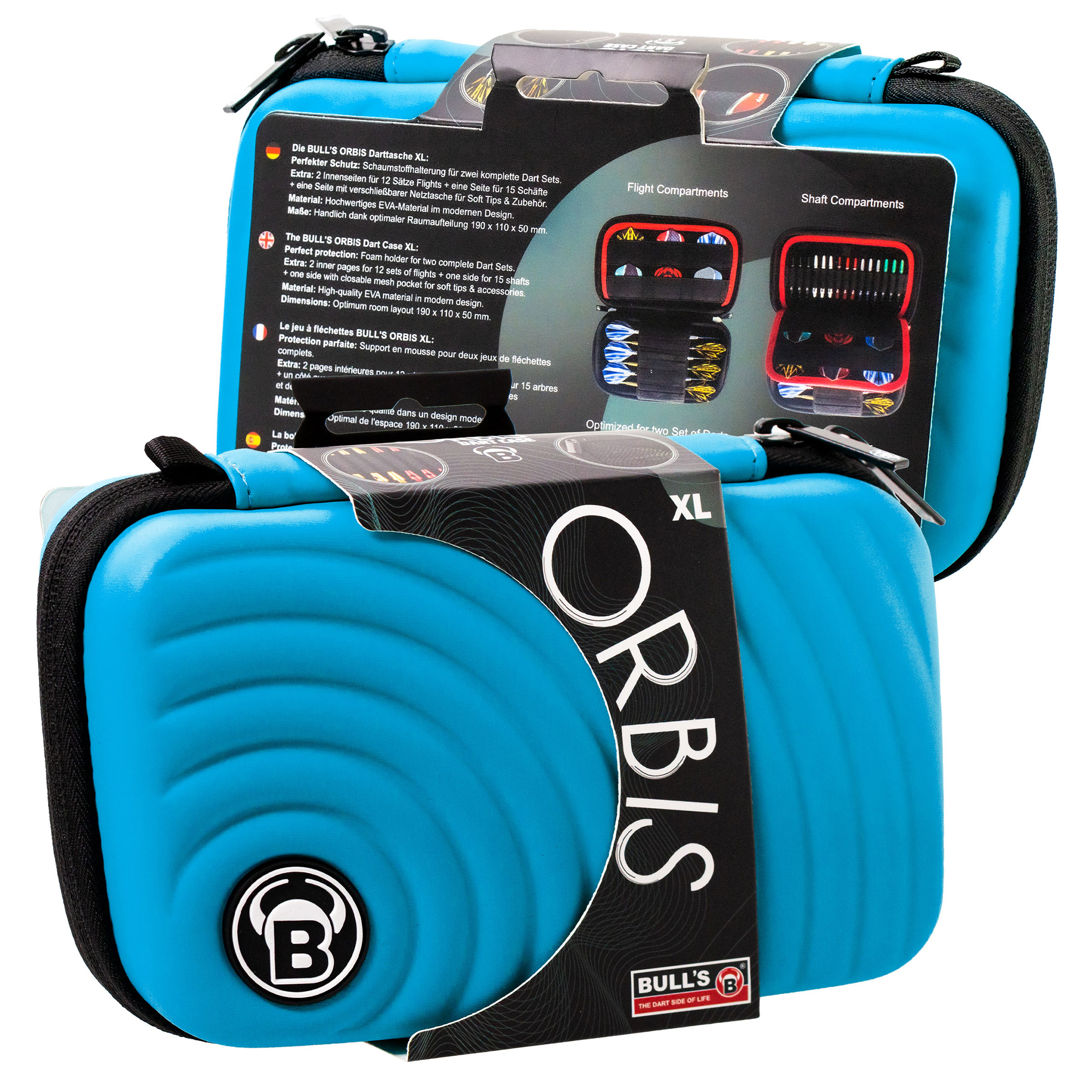 Bulls Orbis XL dart case Blue