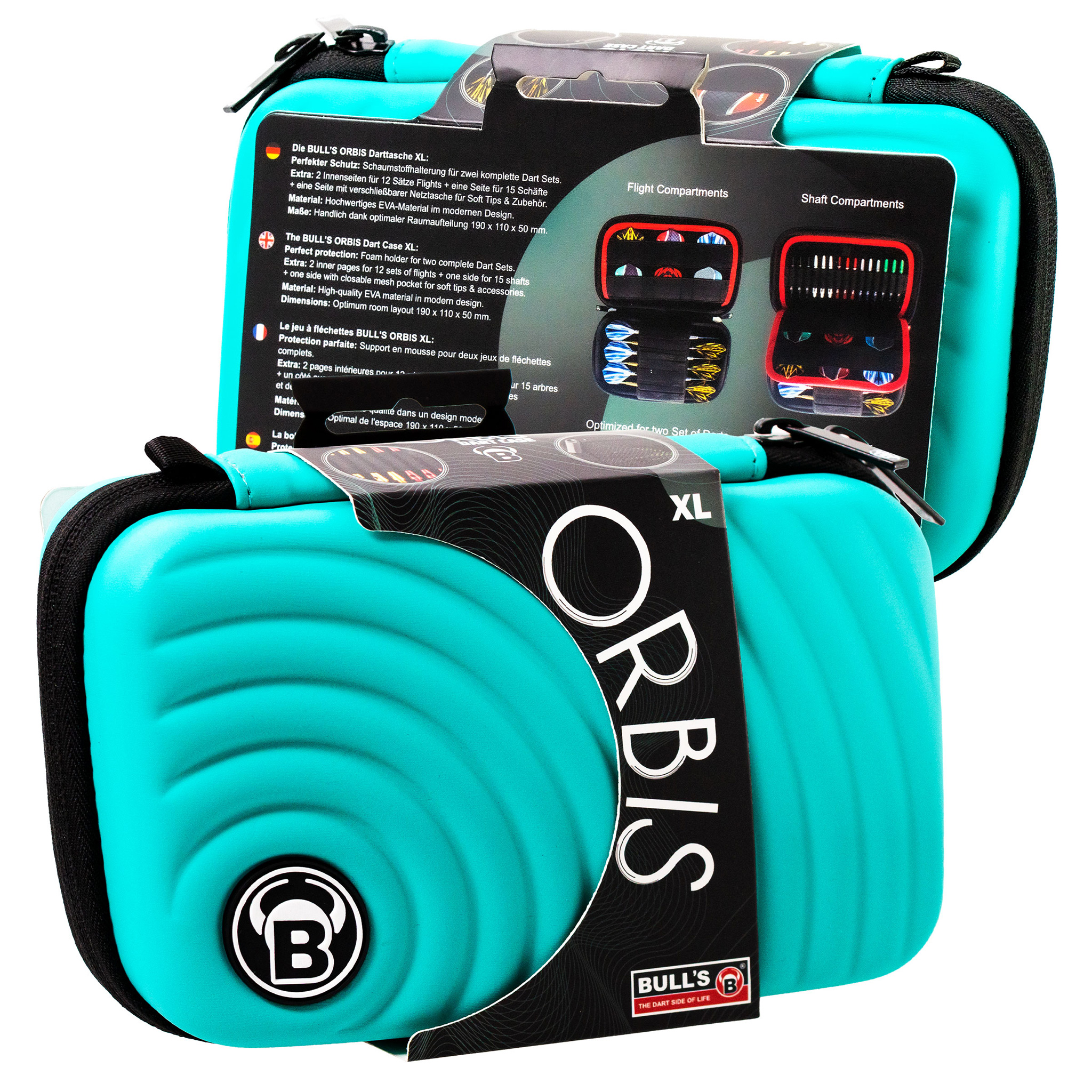 Bulls Orbis XL dart case Mint