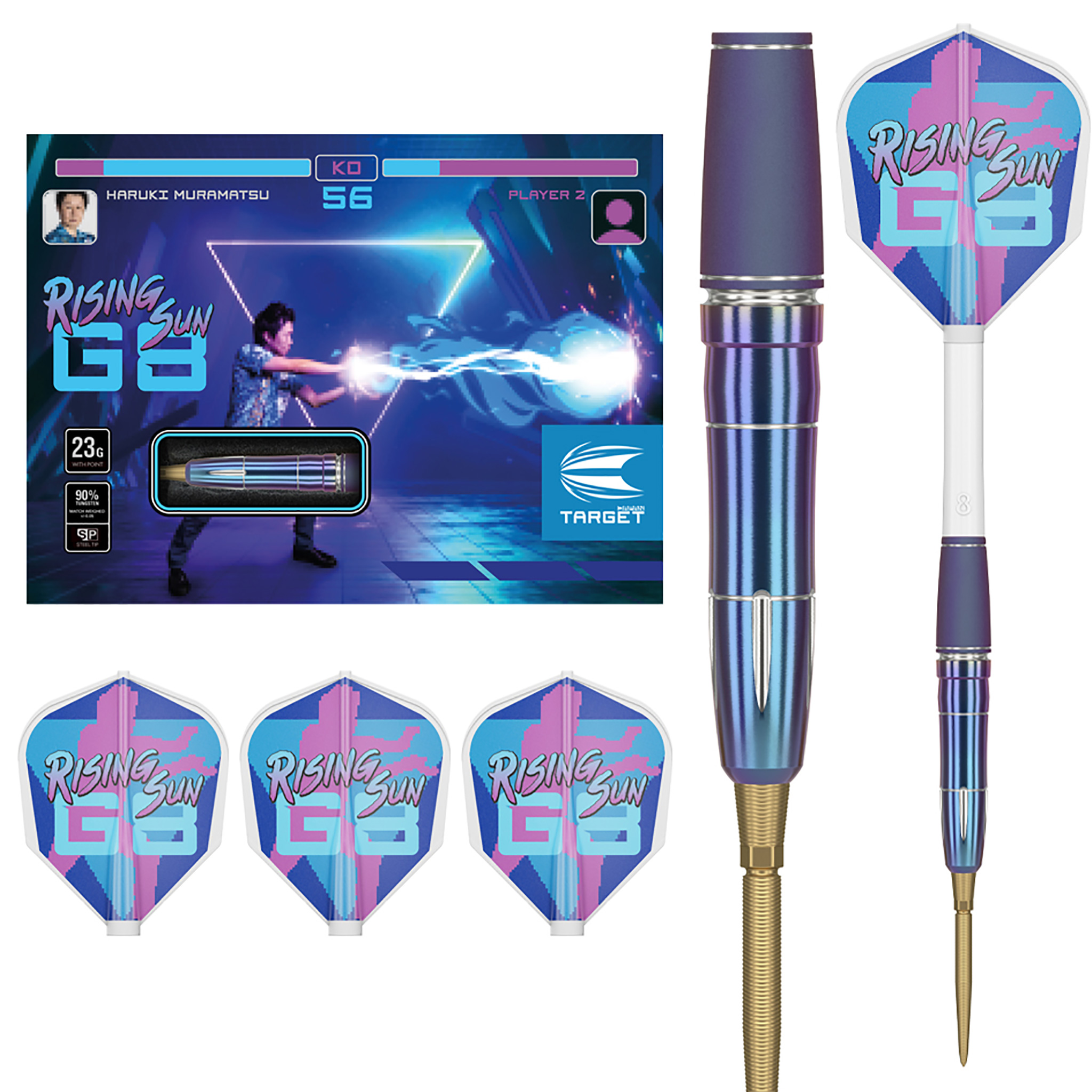 Haruki Muramatsu Rising Sun G8 SP darts set