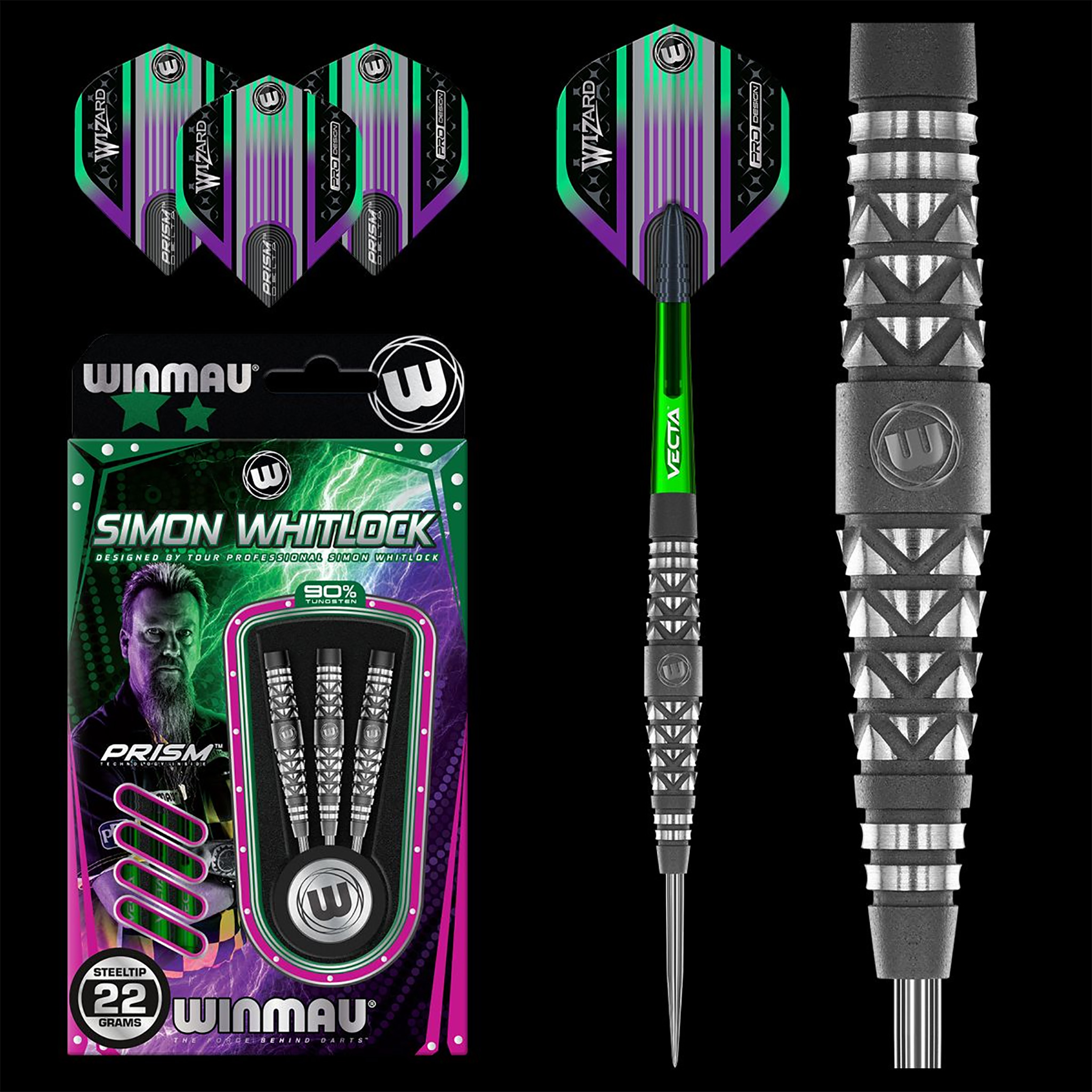 Simon Whitlock Shotblast darts set