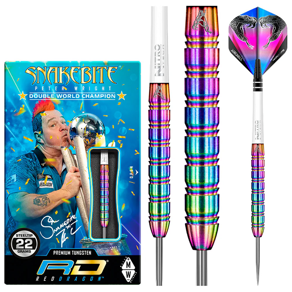 PETER WRIGHT SNAKEBITE 1 DARTS SET