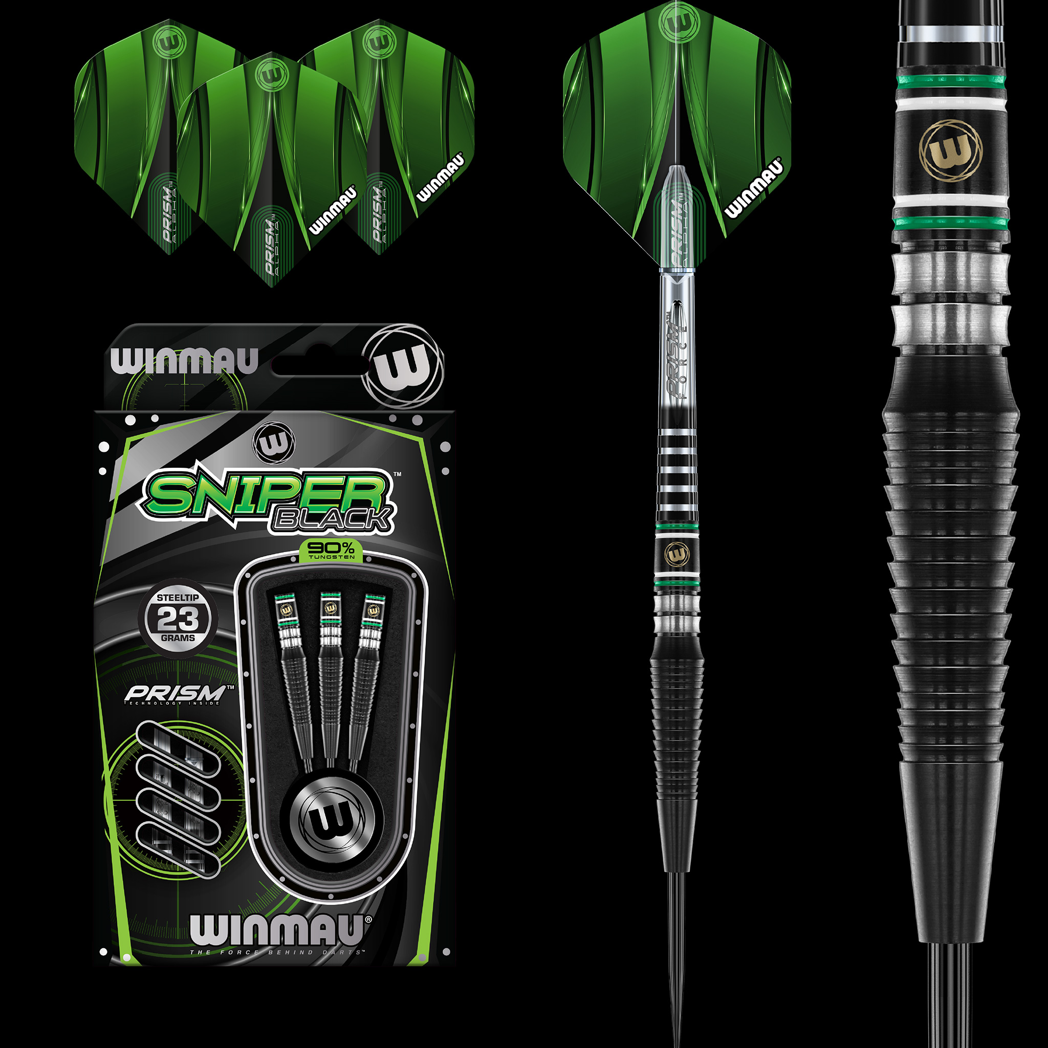  Sniper Black darts 90% Tungsten