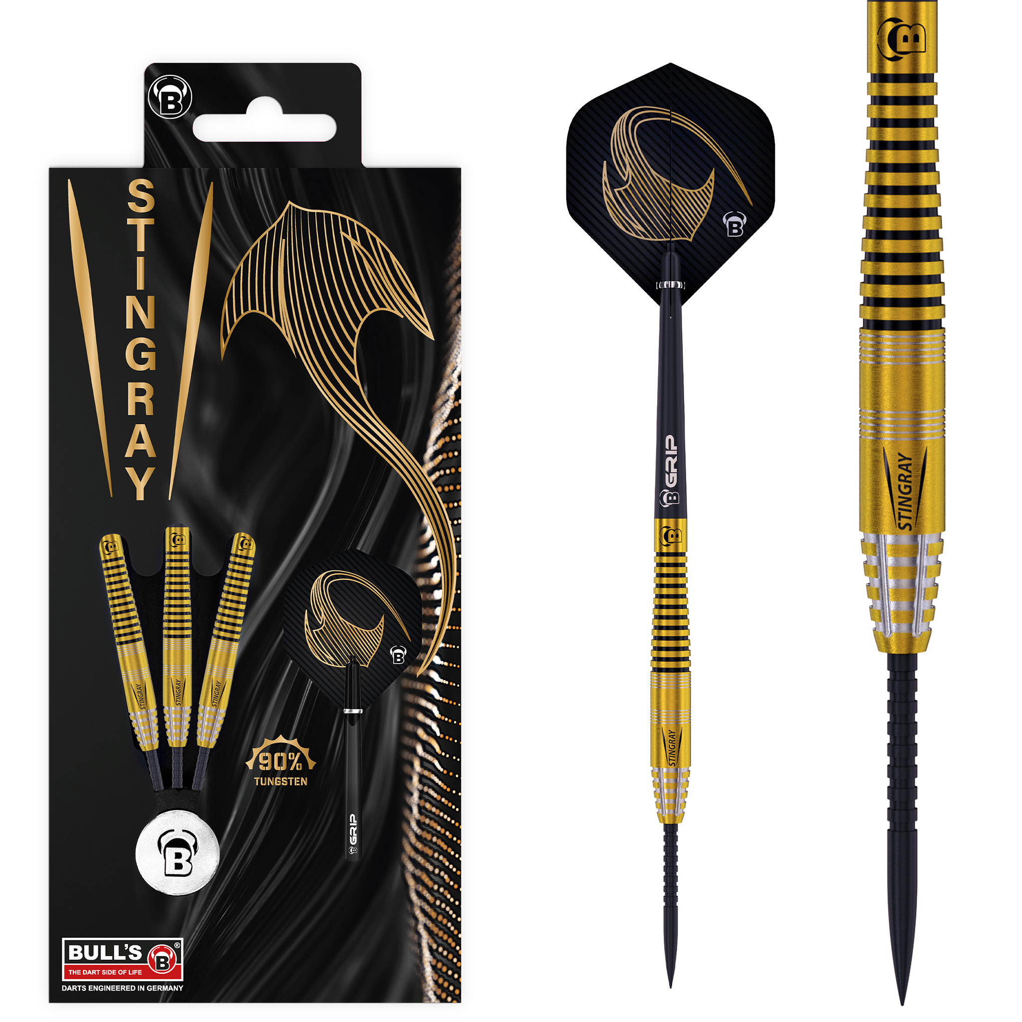 Stingray ST3 90% Tungsten Steel Tip Darts set