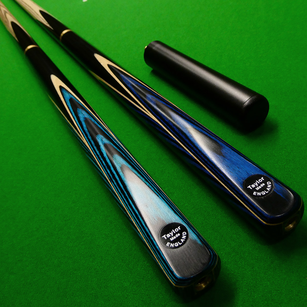 3/4 Taylor Special Blue Hand Spliced Pool cue + Mini Butt