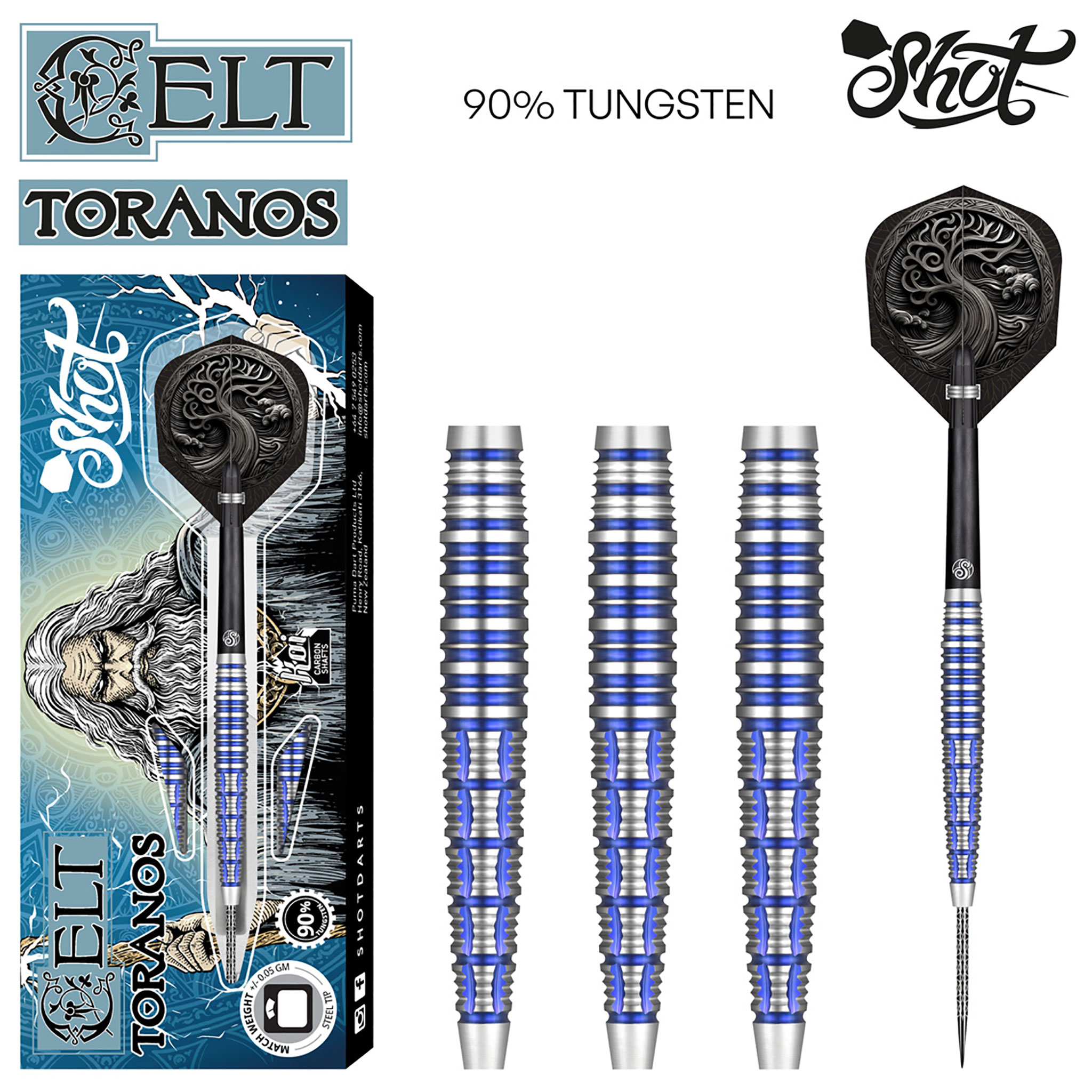 Celt Toranos Steel Tip Darts Set